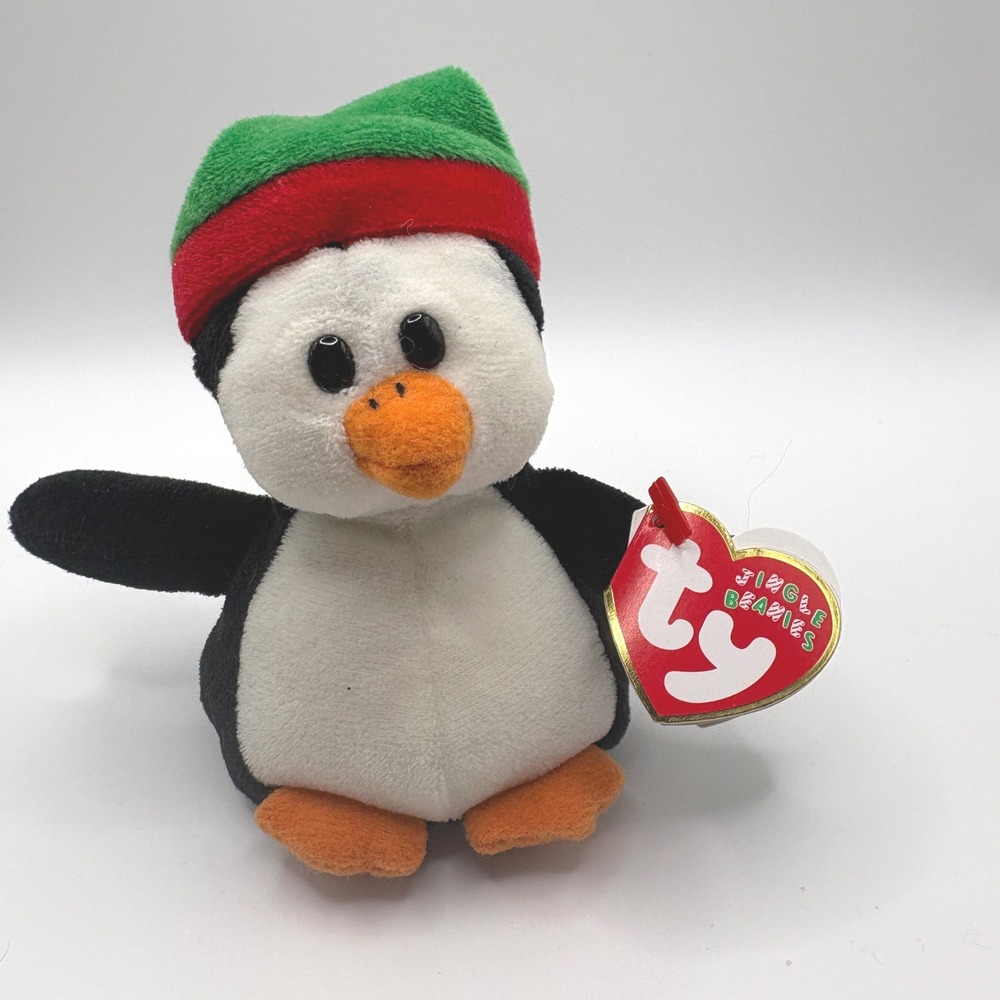 Ty Jingle Beanies Snowbound Penguin 2008 Walgreens Exclusive Holiday Plush 5in